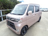 It is a picture of the pink daihatsu hijet deck van in 2019,Sub Photo 1 Stock No.Y049303