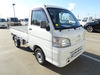 It is a picture of the white daihatsu hijet truck in 2008,Sub Photo 0 Stock No.Y049363