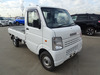 It is a picture of the white suzuki carry truck in 2007,Sub Photo 0 Stock No.Y049378