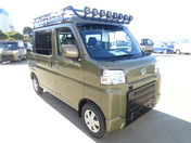 It is a picture of the khaki daihatsu hijet deck van in 2023,First Photo Stock No.Y049545