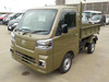 It is a picture of the khaki daihatsu hijet scissors dump in 2022,Sub Photo 3 Stock No.Y049586