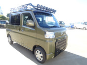 It is a picture of the khaki daihatsu hijet deck van in 2023,First Photo Stock No.Y049589