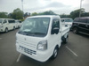 It is a picture of the white suzuki carry scissors dump in 2025,Sub Photo 3 Stock No.Y059927