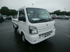 It is a picture of the white suzuki carry scissors dump in 2025,Sub Photo 1 Stock No.Y060575