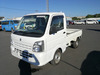 It is a picture of the white suzuki carry truck truck in 2015,Sub Photo 1 Stock No.Y061502
